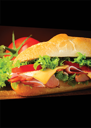 Modèle du flyer Sandwich