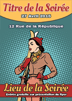 Modèle du flyer Pop