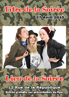 flyer Militaire