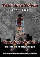 Modèle du flyer Hip Hop