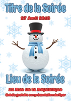 flyer Bonhomme de Neige