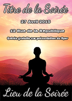 Modèle du flyer Zen