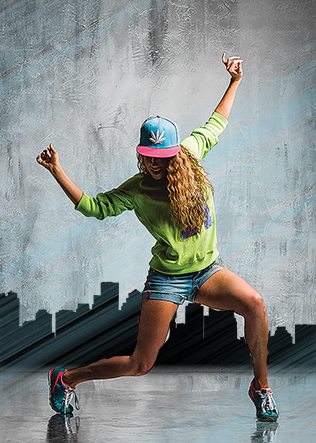 Modèle du flyer Breakdance