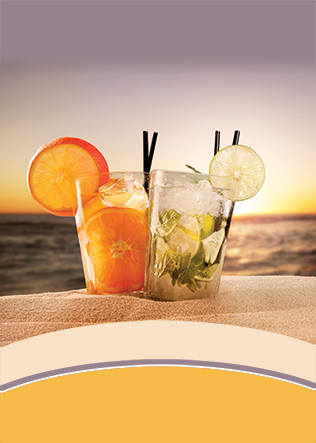 Modèle du flyer Cocktails
