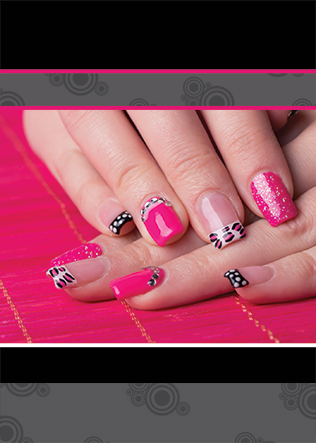 Modèle du flyer Ongles