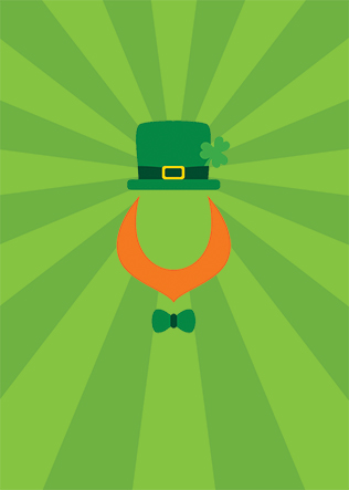 Modèle du flyer St Patrick